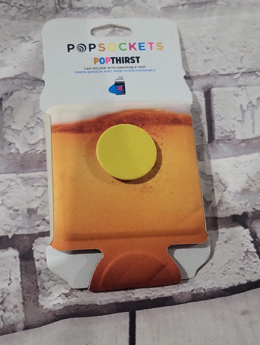 PopSocket PopThirst Yellow Phone Grip & Stand